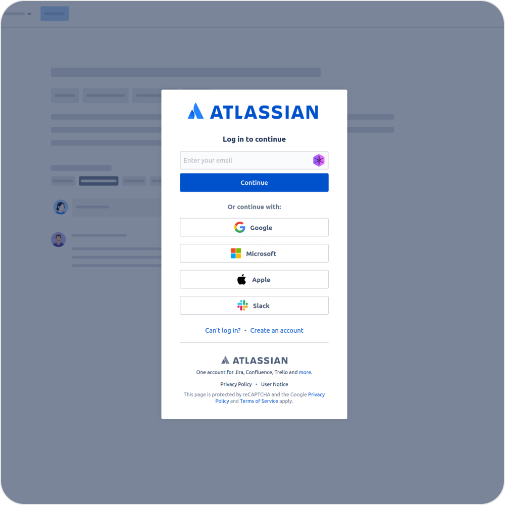 5. Login to your Atlassian Instance